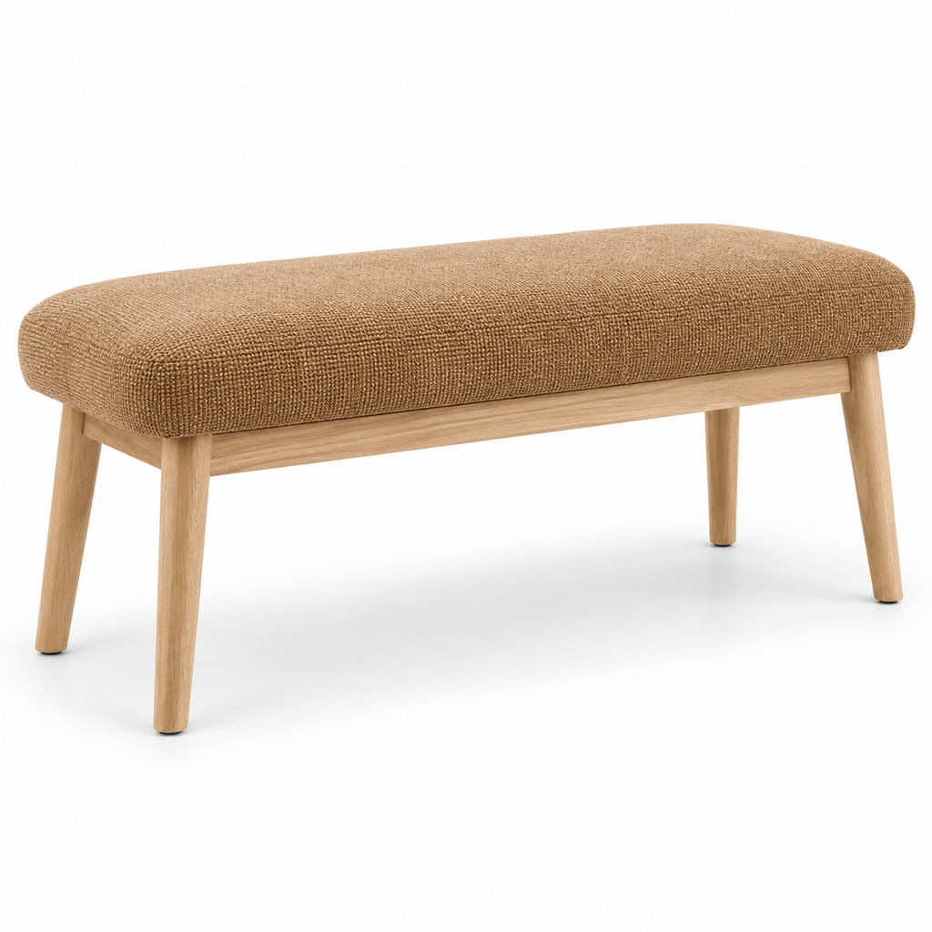 Compact Upholstered Entryway Bench
