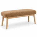 Compact Upholstered Entryway Bench
