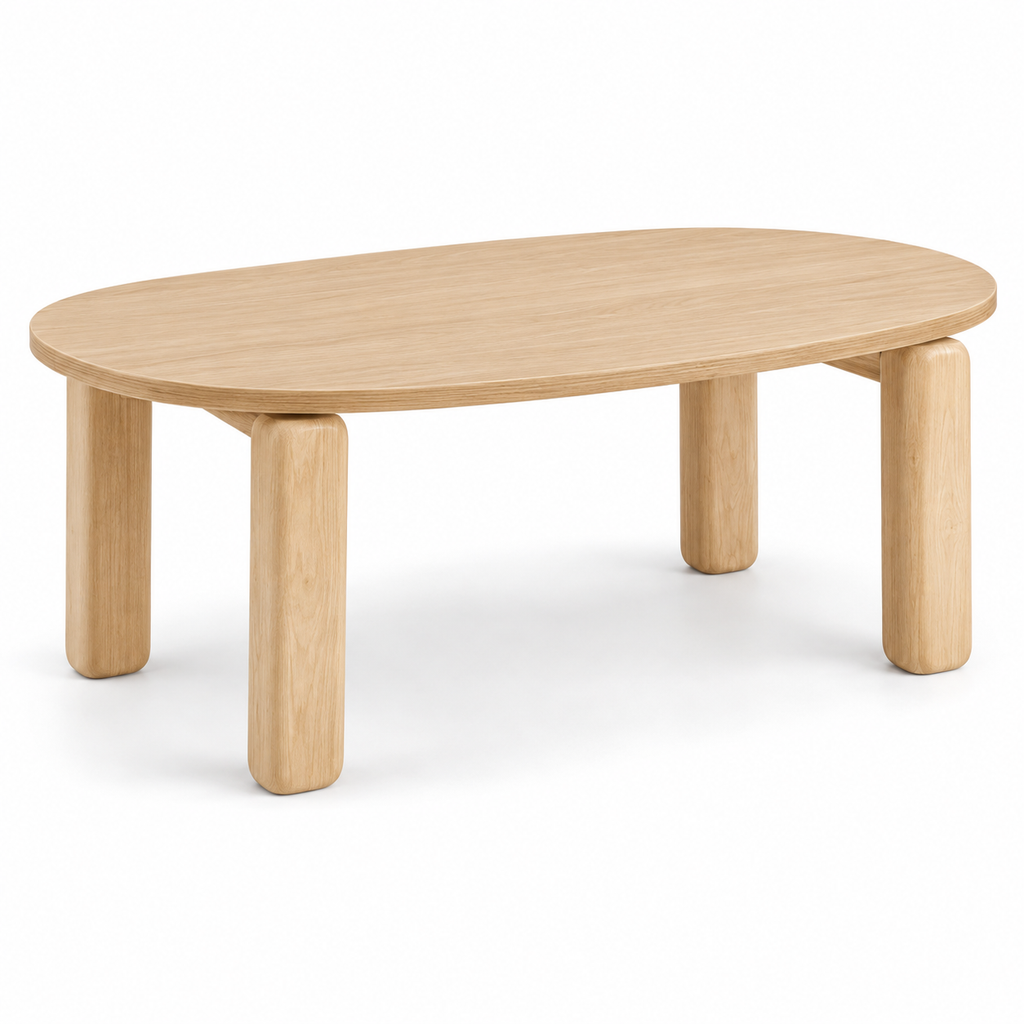Oval Compact Coffee Table