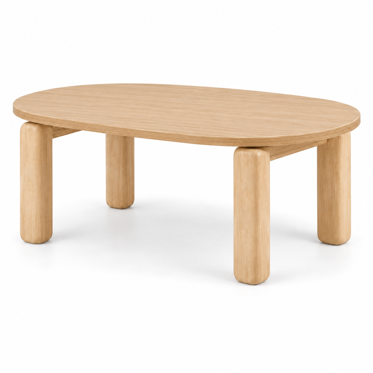 Oval Compact Coffee Table