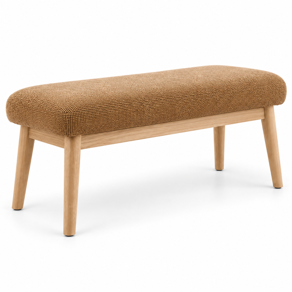 Compact Upholstered Entryway Bench