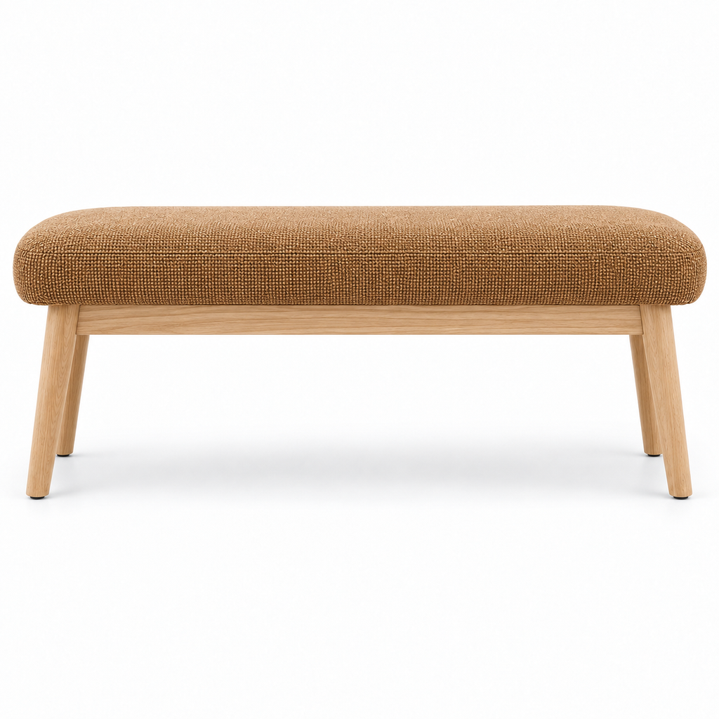Compact Upholstered Entryway Bench