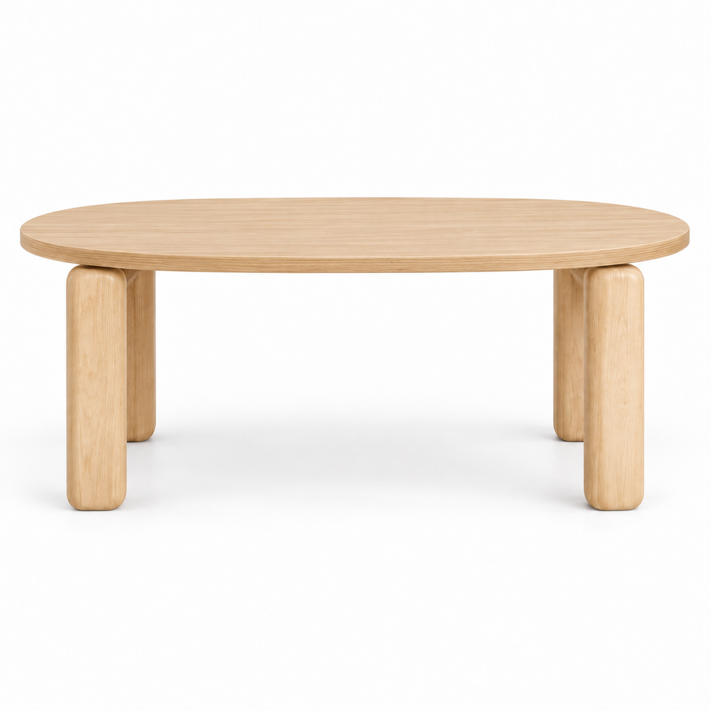 Oval Compact Coffee Table