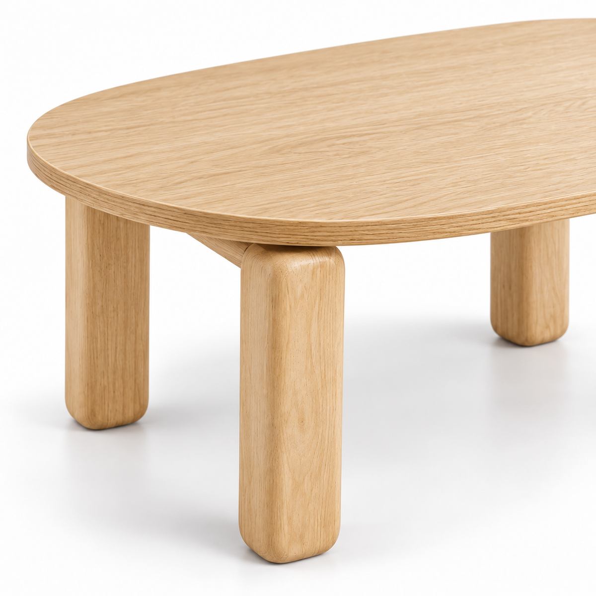 Oval Compact Coffee Table
